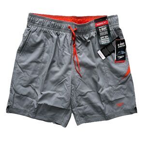 Speedo Swim Trunks Redondo Stretch Comfort Liner Lightweight Swim Shorts 7in M